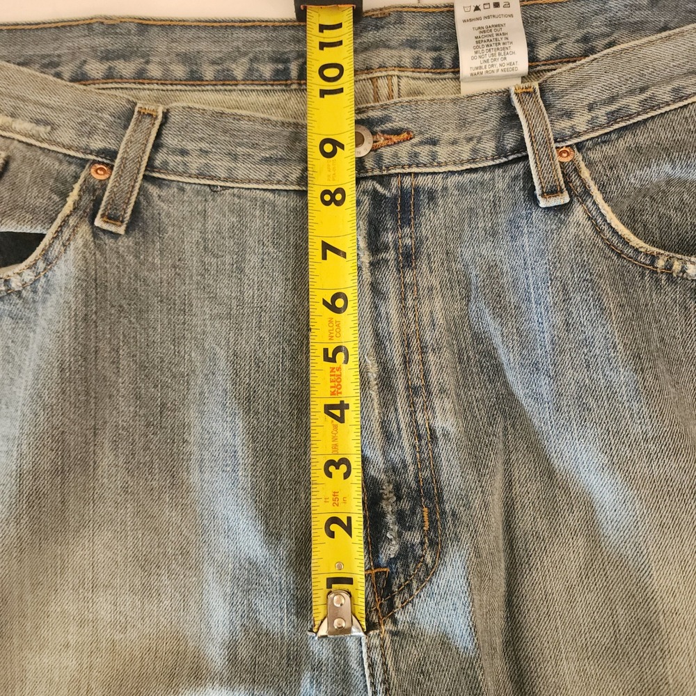 D29 Cinch Mens Relaxed Fit White Label Light Wash Jeans MB92834012 Size 42x34 - Picture 5 of 9